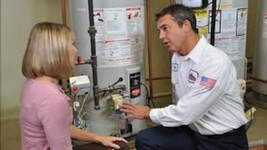 plumber by hot water heater